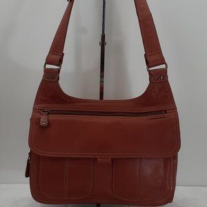 Fossil Leather Crossbody Saddlebag